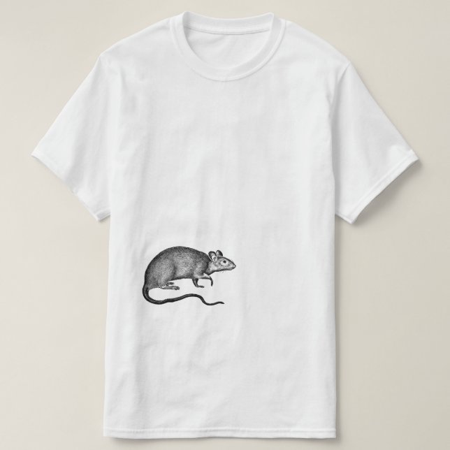 Vintage Ratte T-Shirt (Design vorne)