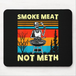 Vintage-Räucherfleisch Nicht Skelett Lustige Barbe Mousepad