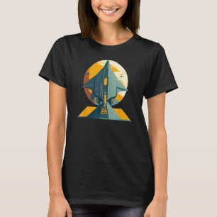 Vintage Raumschiff Retro Raumschiff Science-Fictio T-Shirt