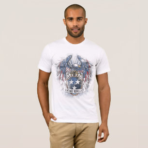 Vintage Rebellion, Amerikanischer Adler-Vogelschil T-Shirt