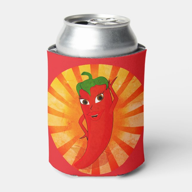Vintage Red Pepper Superstar Custom Dosenkühler (Kanne Vorderseite)