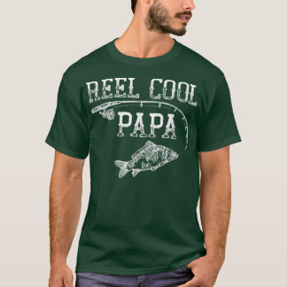 Vintage Reel Cool Papa Geschenkartikel für den Vat T-Shirt