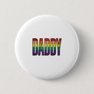 Vintage-Regenbogen-Daddy-Pride-Typografie-T-Shirt_ Button