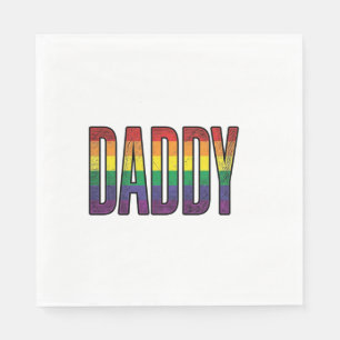 Vintage-Regenbogen-Daddy-Pride-Typografie-T-Shirt_ Serviette