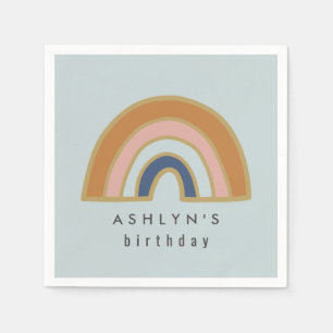 Vintage Regenbogen Serviette