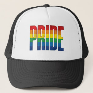 Vintage-Regenbogen-Stolz-Typografie-Shirt-Design_1 Truckerkappe