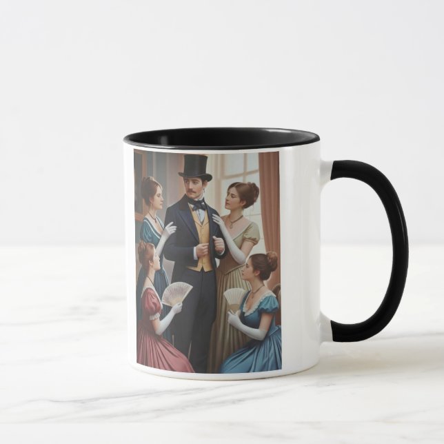 Vintage regency party tasse (Rechts)