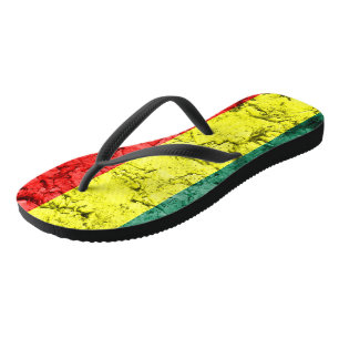 Vintage Reggaeflagge Flip Flops