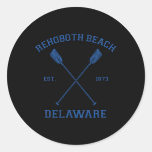 Vintage Rehoboth Beach Urlaub Für Männer Frauen Mä Runder Aufkleber