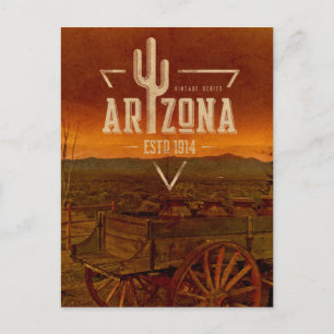 Vintage Reihe Arizona Postkarte