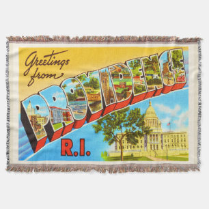 Vintage Reise-Andenken Providence Rhode Island RI Decke