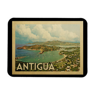 Vintage Reise Antiguas Magnet