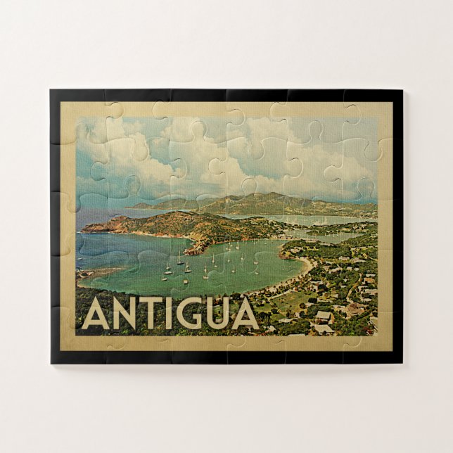 Vintage Reise Antiguas Puzzle (Horizontal)