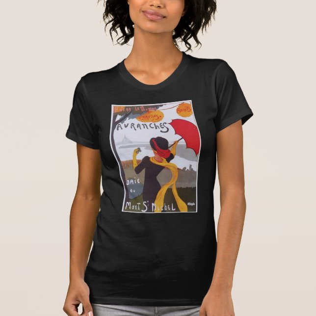 Vintage Reise-Anzeige 1910 T-Shirt (Vorderseite)