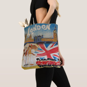Vintage-Reise-Aquarellkunst - London England