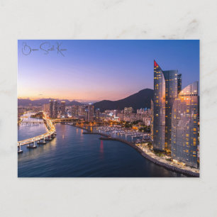 Vintage Reise Busan Südkorea Urlaub Retro Postkarte