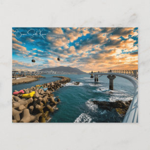 Vintage Reise Busan Südkorea Urlaub Retro Postkarte