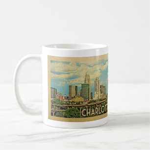 Vintage Reise Charlottes Nord-Carolina Kaffeetasse