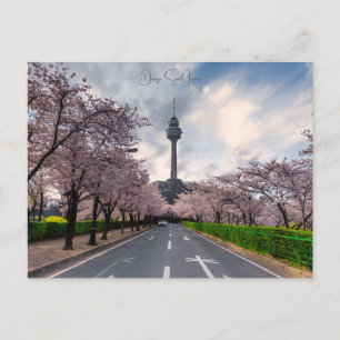 Vintage Reise Daegu Südkorea City Retro Postkarte