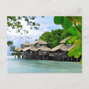 Vintage Reise Davao City Philippinen Urlaub Postkarte