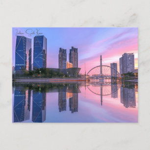 Vintage Reise Incheon Südkorea Stadtrundgang Postkarte