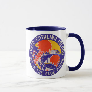 Vintage Reise - Insel Sankt Catalina Tasse