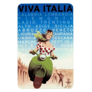 Vintage Reise Italien - Magnet