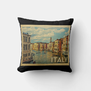 Vintage Reise Italiens Venedig Kissen