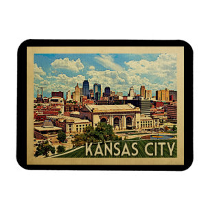 Vintage Reise Kansas City Missouri Magnet