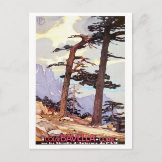 Vintage Reise Korsika - Postkarte