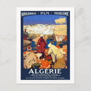 Vintage Reise nach Algerien Postkarte