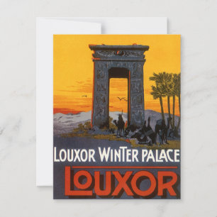 Vintage Reise nach Kairo, Ägypten, Flugzeug von Bi Einladung