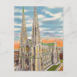 Vintage Reise New York City USA - Postkarte