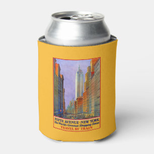 Vintage Reise New York USA kann cooler Dosenkühler