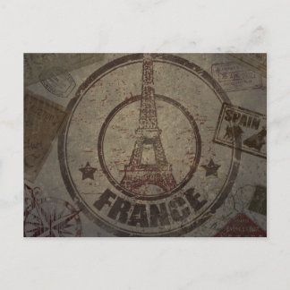 Vintage-Reise Postkarte