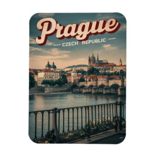 Vintage Reise prague tschechische Republik Geschen Magnet