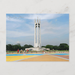 Vintage Reise Quezon City Philippinen City Retro Postkarte