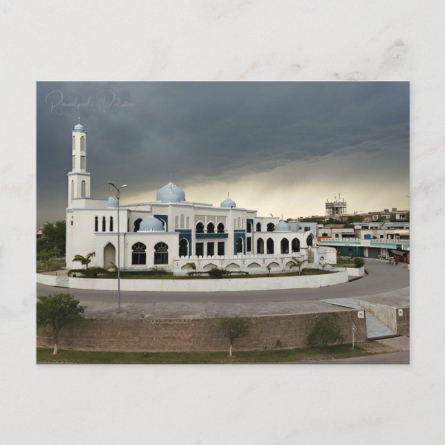 Vintage Reise Rawalpindi Pakistan Urlaub Retro Postkarte (Vorderseite)