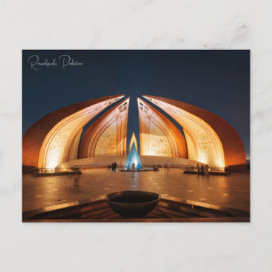 Vintage Reise Rawalpindi Pakistan Urlaub Retro Postkarte