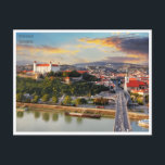 Vintage Reise retro bratislava Slowakei Slovaquie Postkarte<br><div class="desc">Vintag,  Retro,  Reisen,  modern,  Aquarell,  Bratislava,  Slowakei,  Slowakei,  Slowenien,  Tourismus, </div>