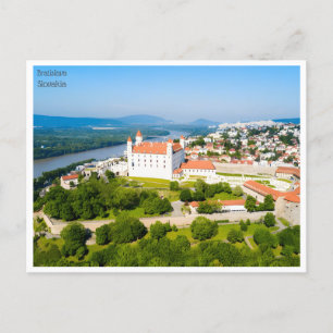 Vintage Reise retro bratislava Slowakei Slovaquie Postkarte