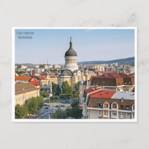Vintage Reise Retro Cluj napoca Rumänien Roumanie Postkarte