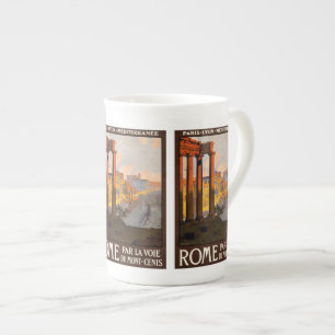 Vintage-Reise Rom Italien Tassen