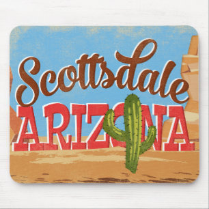 Vintage Reise Scottsdale Arizona Mousepad
