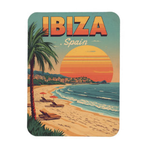 Vintage Reise Spanien IBIZA Balearen Geschenke Magnet