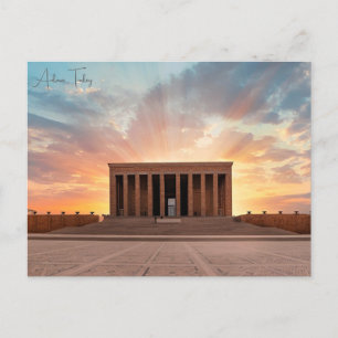 Vintage Reise Stadt Ankara Türkei Urlaub Retro Postkarte