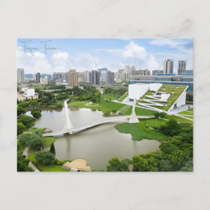 Vintage Reise Taoyuan Taiwan Urlaub Stadt Postkarte