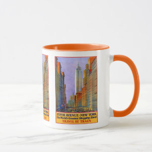 Vintage Reise-Tassen New York USA Tasse