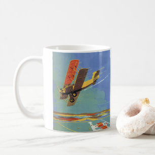 Vintage Reise- und Transport- Antique Doppeldecker Tasse