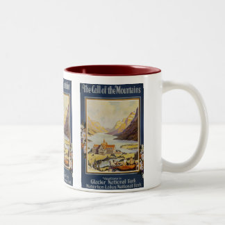 Vintage Reise Zweifarbige Tasse